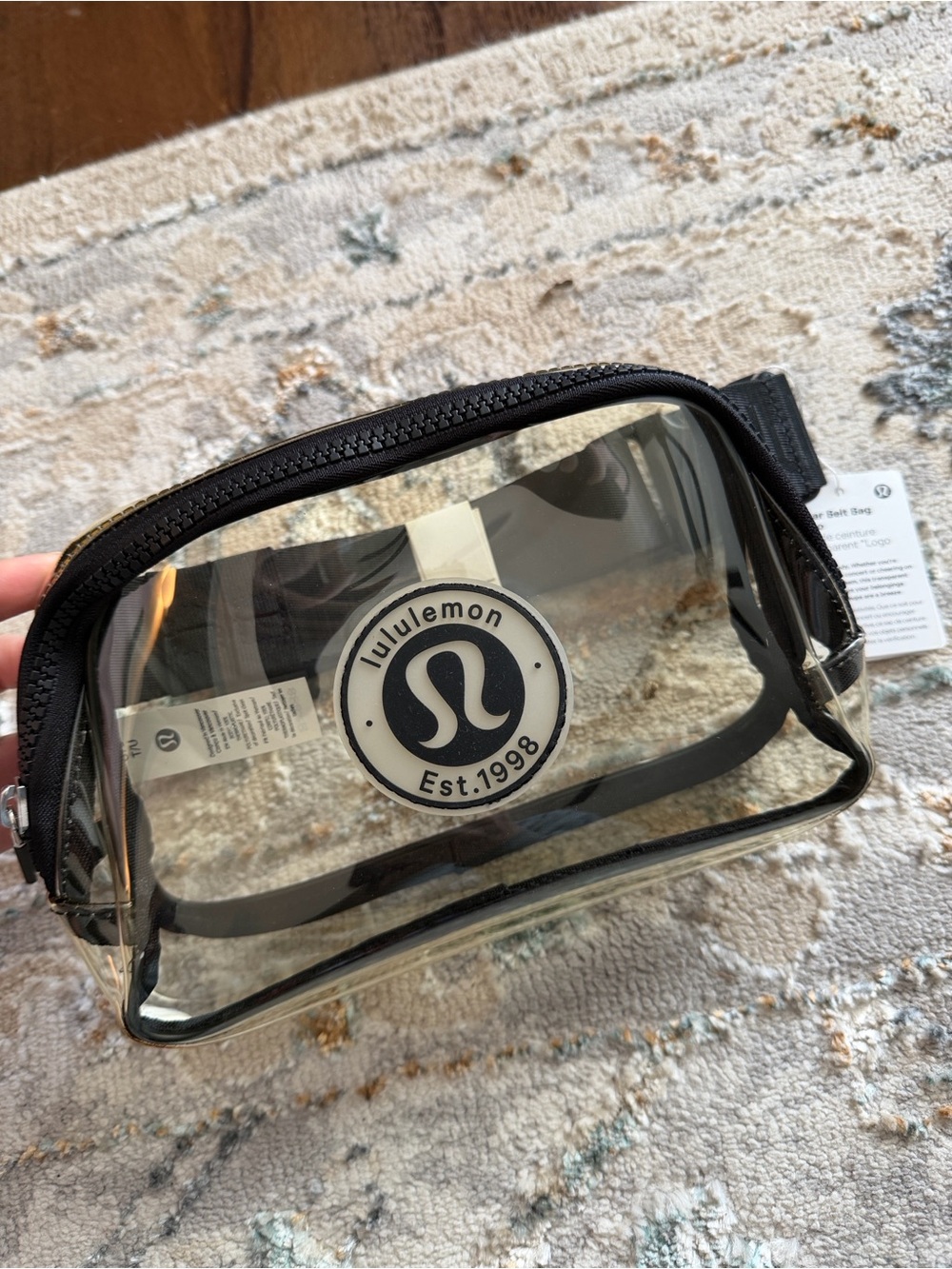 Lululemon clear Everywhere Belt Bag 1L